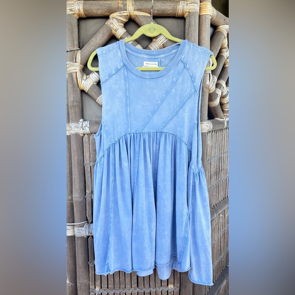 Urban Outfitters Stevie Babydoll Swing Dress 100% Cotton Size XS